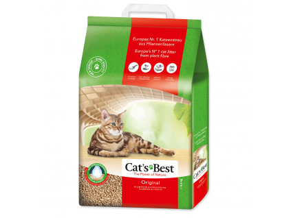 Cats Best Original podestýlka 20 l/9 kg z kategorie Chovatelské potřeby a krmiva pro kočky > Toalety, steliva pro kočky > Steliva kočkolity pro kočky