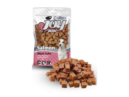Calibra Joy Dog Mini Salmon Cube 70g z kategorie Chovatelské potřeby a krmiva pro psy > Pamlsky pro psy > Sušená masíčka pro psy