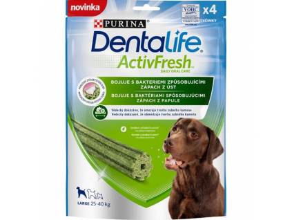 Purina DentaLife Activfresh Large 142 g z kategorie Chovatelské potřeby a krmiva pro psy > Pamlsky pro psy > Dentální pamlsky pro psy