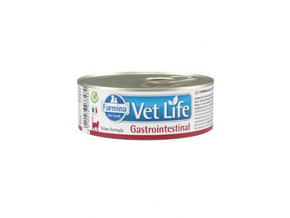 Vet Life Natural Cat konzerva Gastrointestinal 85g z kategorie Chovatelské potřeby a krmiva pro kočky > Krmivo a pamlsky pro kočky > Veterinární diety pro kočky
