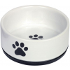Nobby Paw keramická miska s protiskluzem bílá 14 x 6,5 cm 400ml z kategorie Chovatelské potřeby a krmiva pro psy > Misky a dávkovače pro psy > keramické misky pro psy
