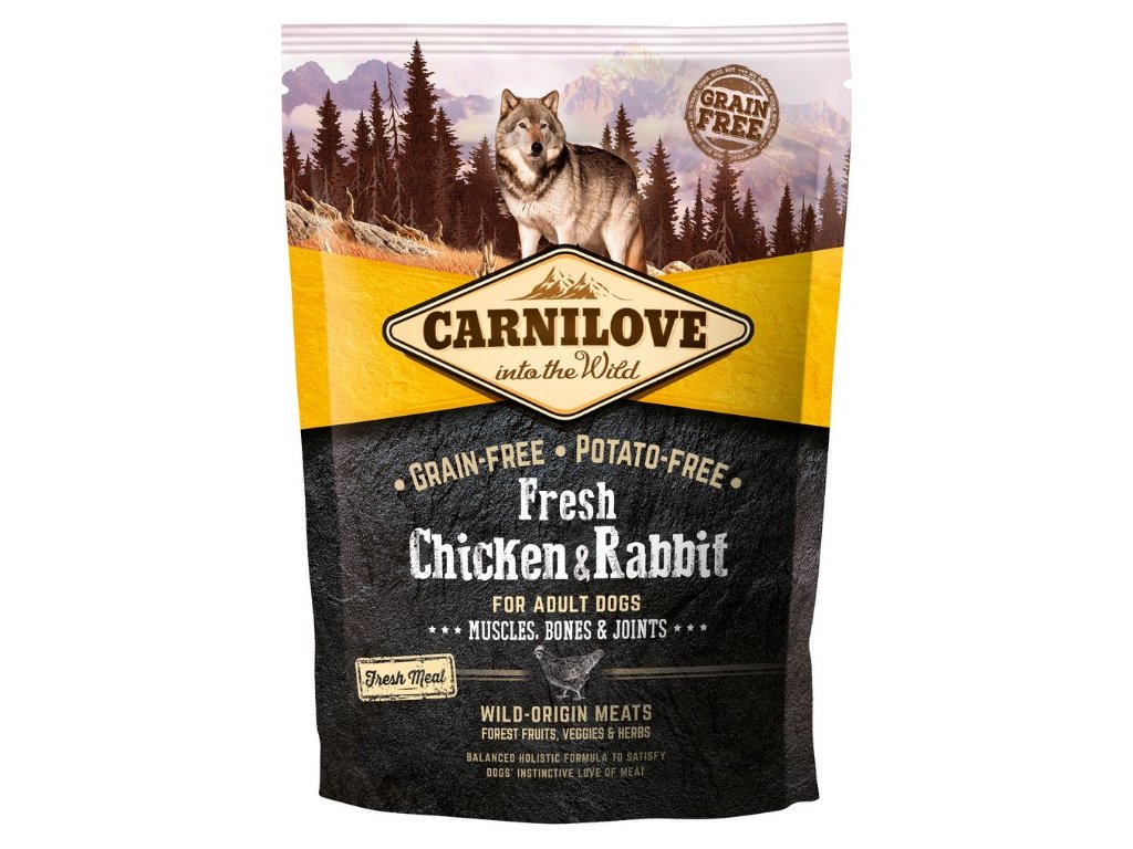 Carnilove Dog Fresh Chicken & Rabbit 1,5kg | Tenesco.cz