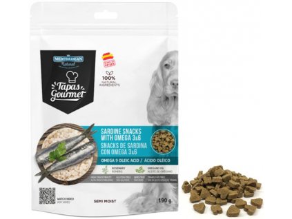 tapas gourmet snack for dog sardine with omega 3a6
